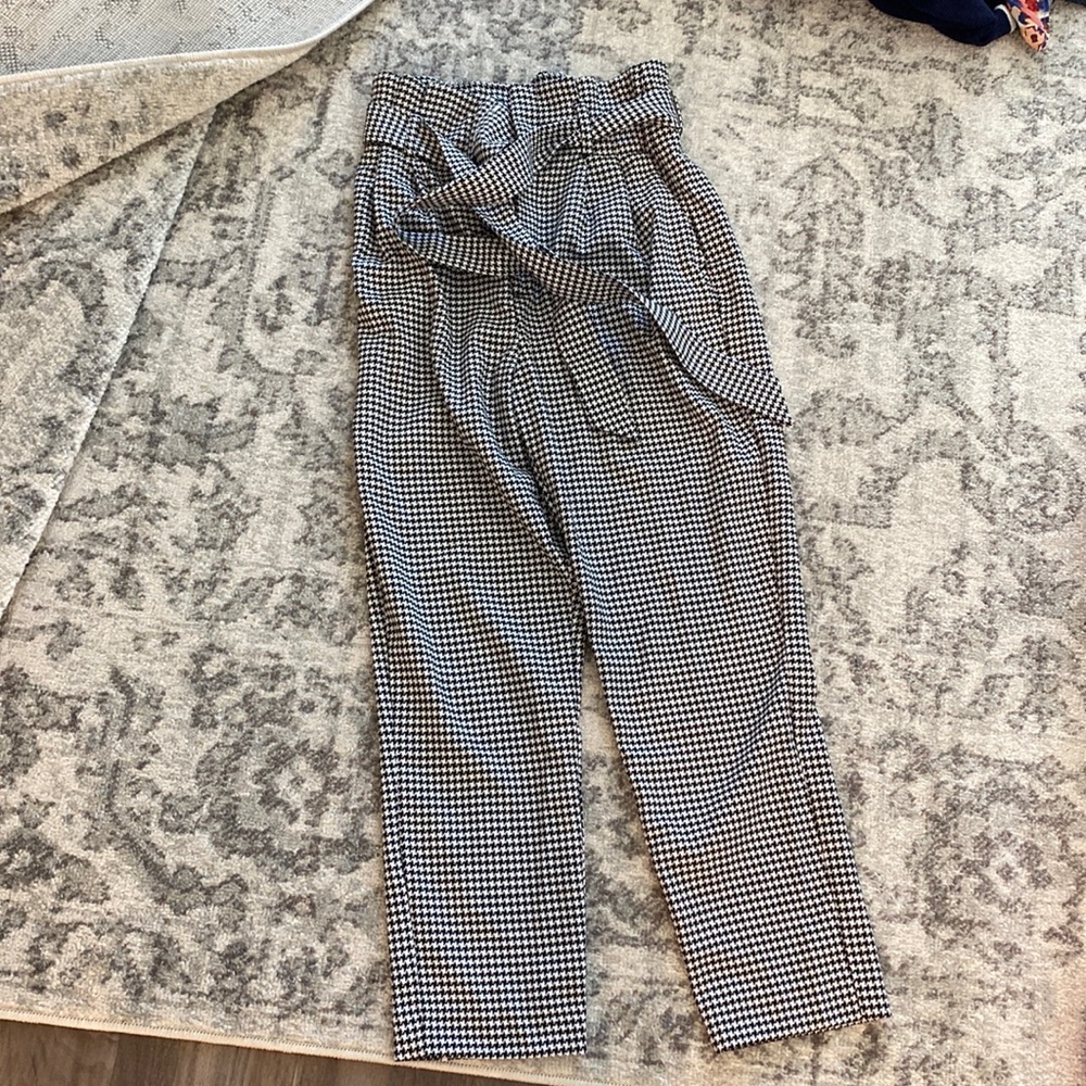 Paper bag dress pants